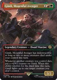 Gimli, Mournful Avenger (Borderless) (436) [Universes Beyond: The Lord of the Rings: Tales of Middle-earth]