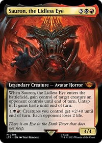 Sauron, the Lidless Eye (Extended Art) (396) [Universes Beyond: The Lord of the Rings: Tales of Middle-earth]