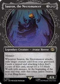 Sauron, the Necromancer (Showcase) (310) [Universes Beyond: The Lord of the Rings: Tales of Middle-earth]