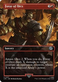 Foray of Orcs (Borderless) (417) [Universes Beyond: The Lord of the Rings: Tales of Middle-earth]