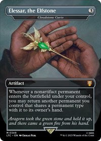 Elessar, the Elfstone - Cloudstone Curio (349) [Commander: The Lord of the Rings: Tales of Middle-earth]