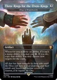 Three Rings for the Elven-Kings - Rings of Brighthearth (352) [Commander: The Lord of the Rings: Tales of Middle-earth]