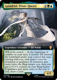 Galadriel, Elven-Queen (Extended Art) (88) [Commander: The Lord of the Rings: Tales of Middle-earth]