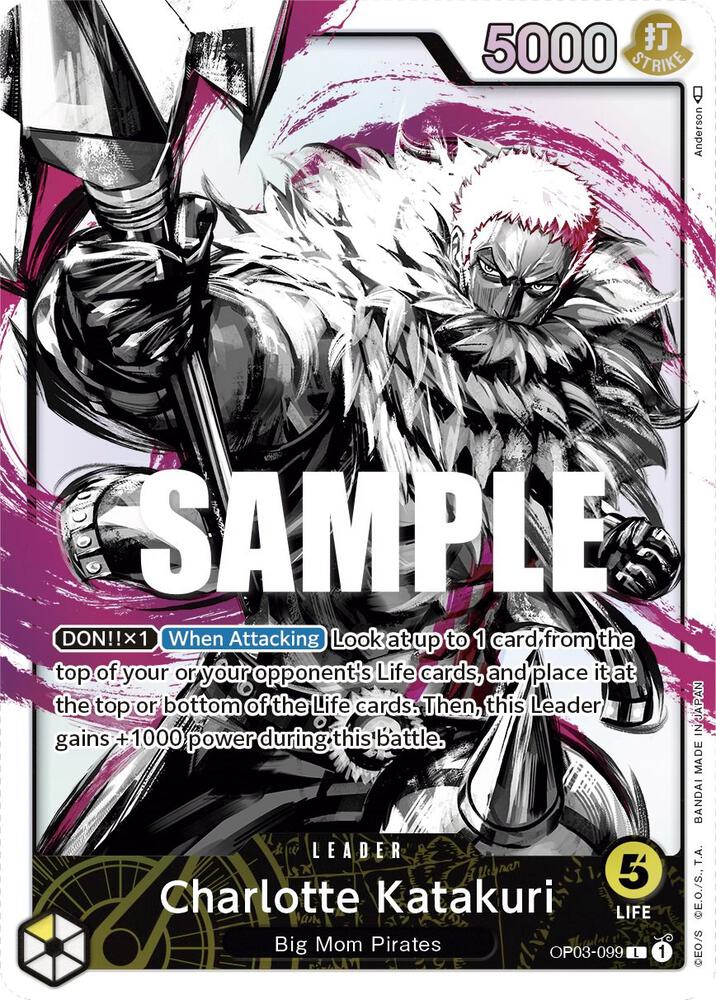 Charlotte Katakuri (099) (Alternate Art) (OP03-099) [Pillars of Strength]