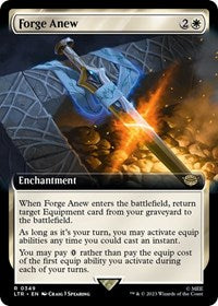 Forge Anew (Extended Art) (349) [Universes Beyond: The Lord of the Rings: Tales of Middle-earth]