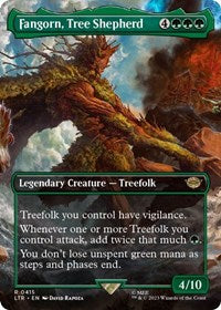 Fangorn, Tree Shepherd (Borderless) (415) [Universes Beyond: The Lord of the Rings: Tales of Middle-earth]