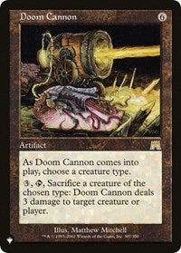 Doom Cannon (307/350) [The List Reprints]