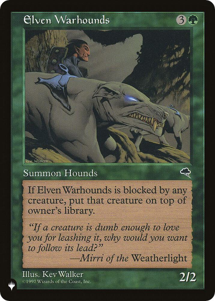 Elven Warhounds [The List Reprints]