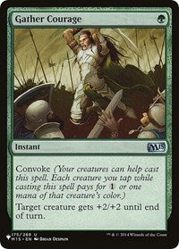 Gather Courage (175/269) [The List Reprints]