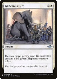 Generous Gift (011/254) [The List Reprints]