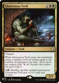 Gluttonous Troll (218/081) [The List Reprints]