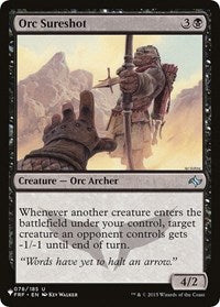 Orc Sureshot (078/185) [The List Reprints]