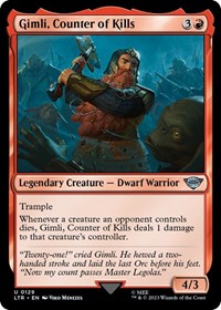 Gimli, Counter of Kills (129) [Universes Beyond: The Lord of the Rings: Tales of Middle-earth]