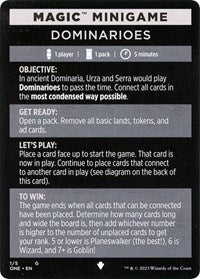 Magic Minigame: Dominarioes (1) [Phyrexia: All Will Be One]