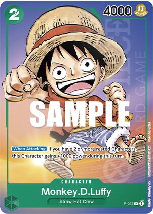 Monkey.D.Luffy (Anime Expo 2023) (P-037) [One Piece Promotion Cards]