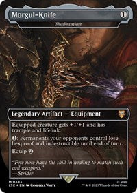 Morgul-Knife - Shadowspear (Surge Foil) (383) [Commander: The Lord of the Rings: Tales of Middle-earth]