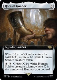 Horn of Gondor (Extended Art) (377) [Universes Beyond: The Lord of the Rings: Tales of Middle-earth]