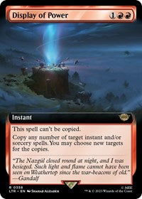 Display of Power (Extended Art) (358) [Universes Beyond: The Lord of the Rings: Tales of Middle-earth]