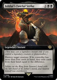 Isildur's Fateful Strike (Extended Art) (356) [Universes Beyond: The Lord of the Rings: Tales of Middle-earth]