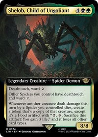 Shelob, Child of Ungoliant (Extended Art) (374) [Universes Beyond: The Lord of the Rings: Tales of Middle-earth]