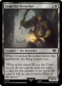 Uruk-hai Berserker (112) [Universes Beyond: The Lord of the Rings: Tales of Middle-earth]