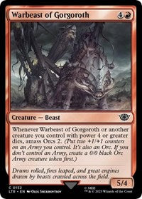 Warbeast of Gorgoroth (152) [Universes Beyond: The Lord of the Rings: Tales of Middle-earth]
