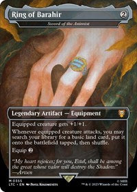 Ring of Barahir - Sword of the Animist (355) [Commander: The Lord of the Rings: Tales of Middle-earth]
