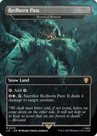 Redhorn Pass - Mouth of Ronom (370) [Commander: The Lord of the Rings: Tales of Middle-earth]