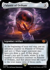 Palantir of Orthanc (Extended Art) (381) [Universes Beyond: The Lord of the Rings: Tales of Middle-earth]