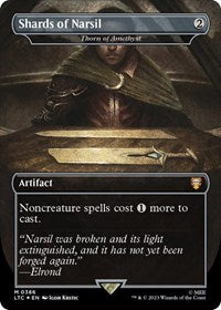Shards of Narsil - Thorn of Amethyst (Surge Foil) (386) [Commander: The Lord of the Rings: Tales of Middle-earth]