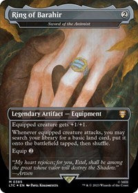 Ring of Barahir - Sword of the Animist (Surge Foil) (385) [Commander: The Lord of the Rings: Tales of Middle-earth]