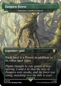 Fangorn Forest - Yavimaya, Cradle of Growth (Surge Foil) (407) [Commander: The Lord of the Rings: Tales of Middle-earth]