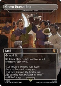 Green Dragon Inn - Homeward Path (Surge Foil) (395) [Commander: The Lord of the Rings: Tales of Middle-earth]