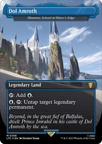 Dol Amroth - Minamo, School at Water's Edge (Surge Foil) (399) [Commander: The Lord of the Rings: Tales of Middle-earth]