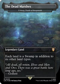 The Dead Marshes - Urborg, Tomb of Yawgmoth (Surge Foil) (405) [Commander: The Lord of the Rings: Tales of Middle-earth]
