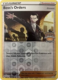 Boss's Orders - 154/192 (Regional Championships) [Staff] (154/192) [League & Championship Cards]