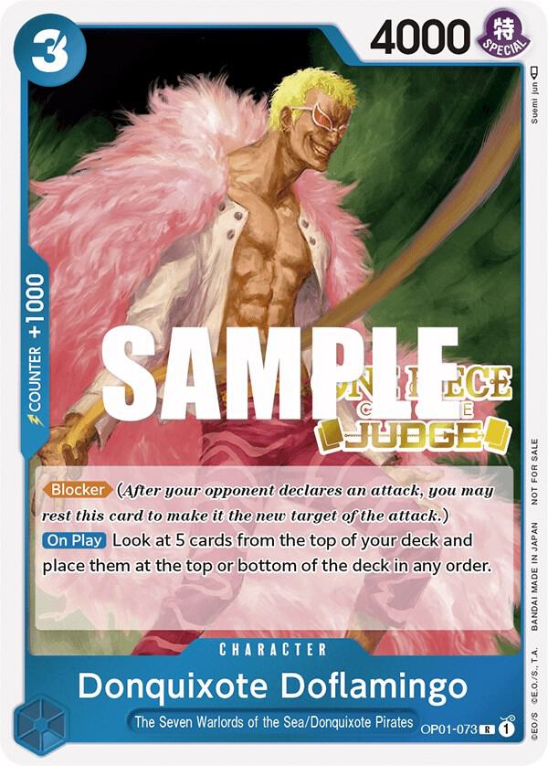 Donquixote Doflamingo (Judge) (OP01-073) [One Piece Promotion Cards]