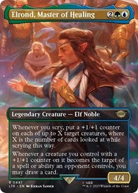 Elrond, Master of Healing (Borderless) (447) [Universes Beyond: The Lord of the Rings: Tales of Middle-earth]
