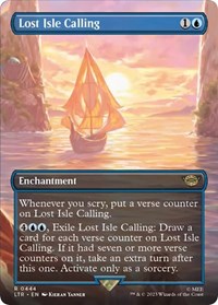 Lost Isle Calling (Borderless) (444) [Universes Beyond: The Lord of the Rings: Tales of Middle-earth]