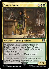 Savvy Hunter (271) [Commander: The Lord of the Rings: Tales of Middle-earth]