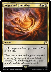 Anguished Unmaking (265) [Commander: The Lord of the Rings: Tales of Middle-earth]