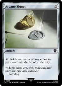 Arcane Signet (273) [Commander: The Lord of the Rings: Tales of Middle-earth]