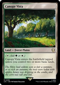 Canopy Vista (298) [Commander: The Lord of the Rings: Tales of Middle-earth]