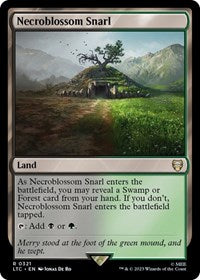 Necroblossom Snarl (321) [Commander: The Lord of the Rings: Tales of Middle-earth]