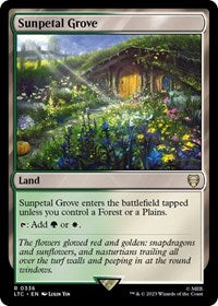 Sunpetal Grove (336) [Commander: The Lord of the Rings: Tales of Middle-earth]
