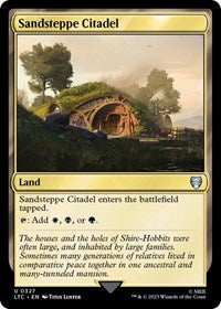 Sandsteppe Citadel (327) [Commander: The Lord of the Rings: Tales of Middle-earth]