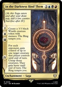 In the Darkness Bind Them (58) [Commander: The Lord of the Rings: Tales of Middle-earth]