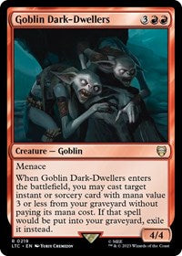 Goblin Dark-Dwellers (219) [Commander: The Lord of the Rings: Tales of Middle-earth]