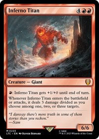 Inferno Titan (223) [Commander: The Lord of the Rings: Tales of Middle-earth]