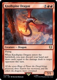Knollspine Dragon (224) [Commander: The Lord of the Rings: Tales of Middle-earth]